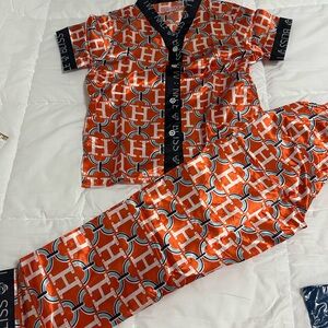 Stylish Orange Sleepwear set
